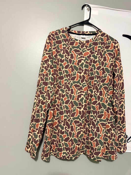 DUCK CAMO LONG SLEEVE T-SHIRT