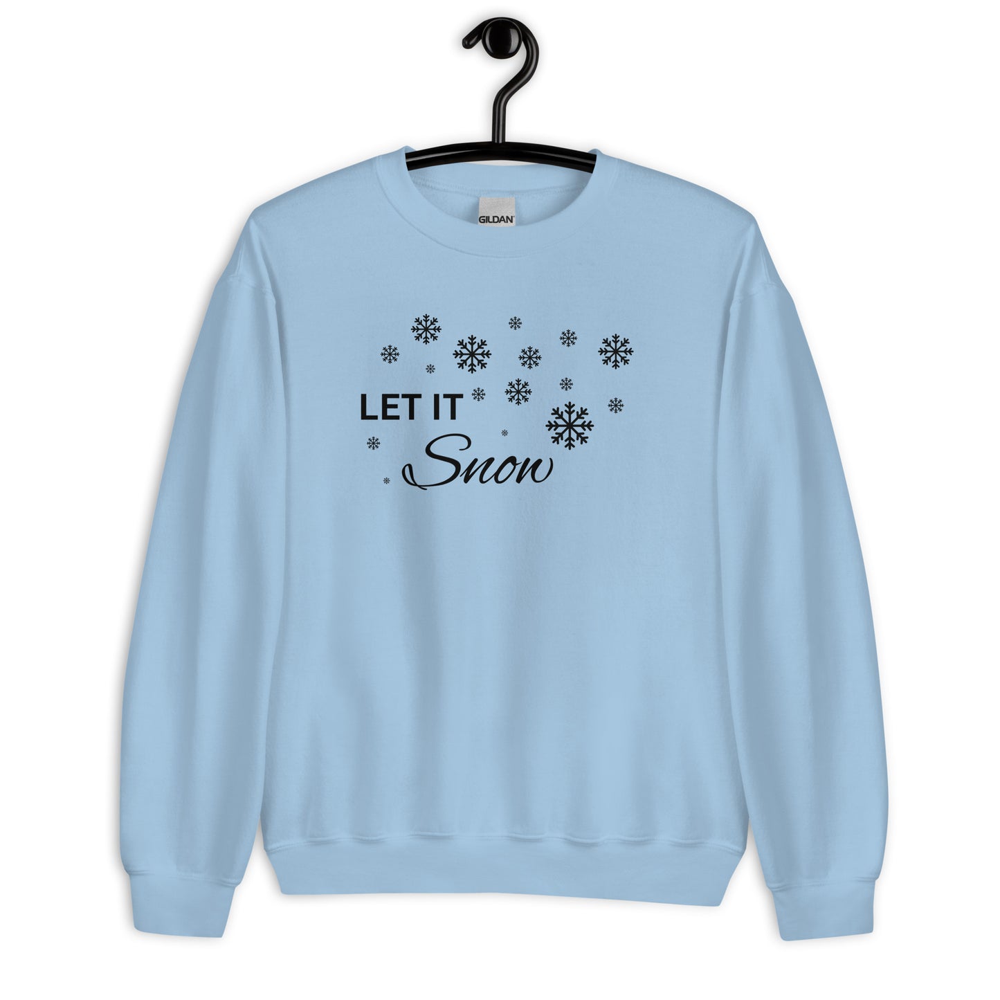 LET IT SNOW CREWNECK SWEATSHIRT