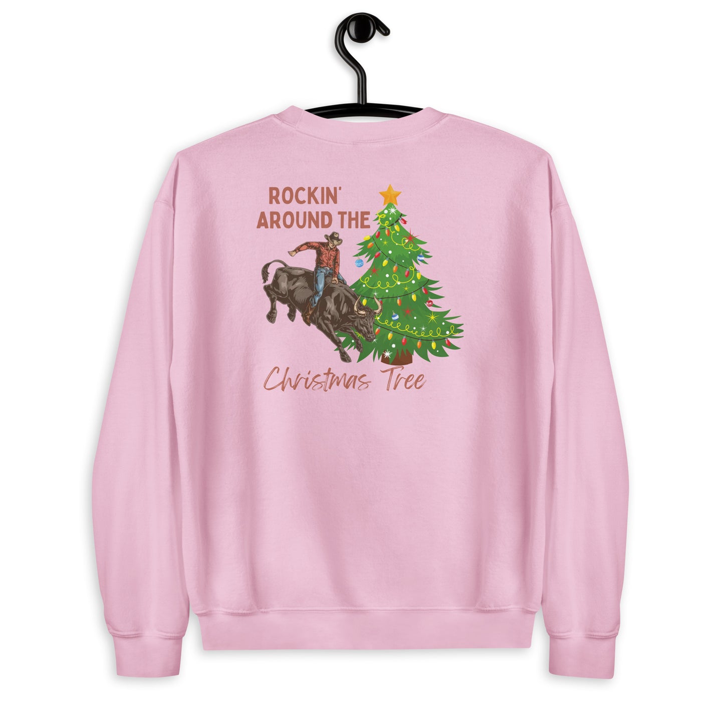 "ROCKIN AROUND THE CHRISTMAS TREE" CREWNECK SWEATSHIRT