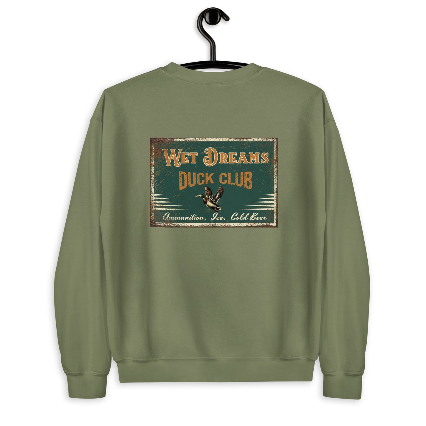 WET DREAMS DUCK CLUB CREWNECK SWEATSHIRT