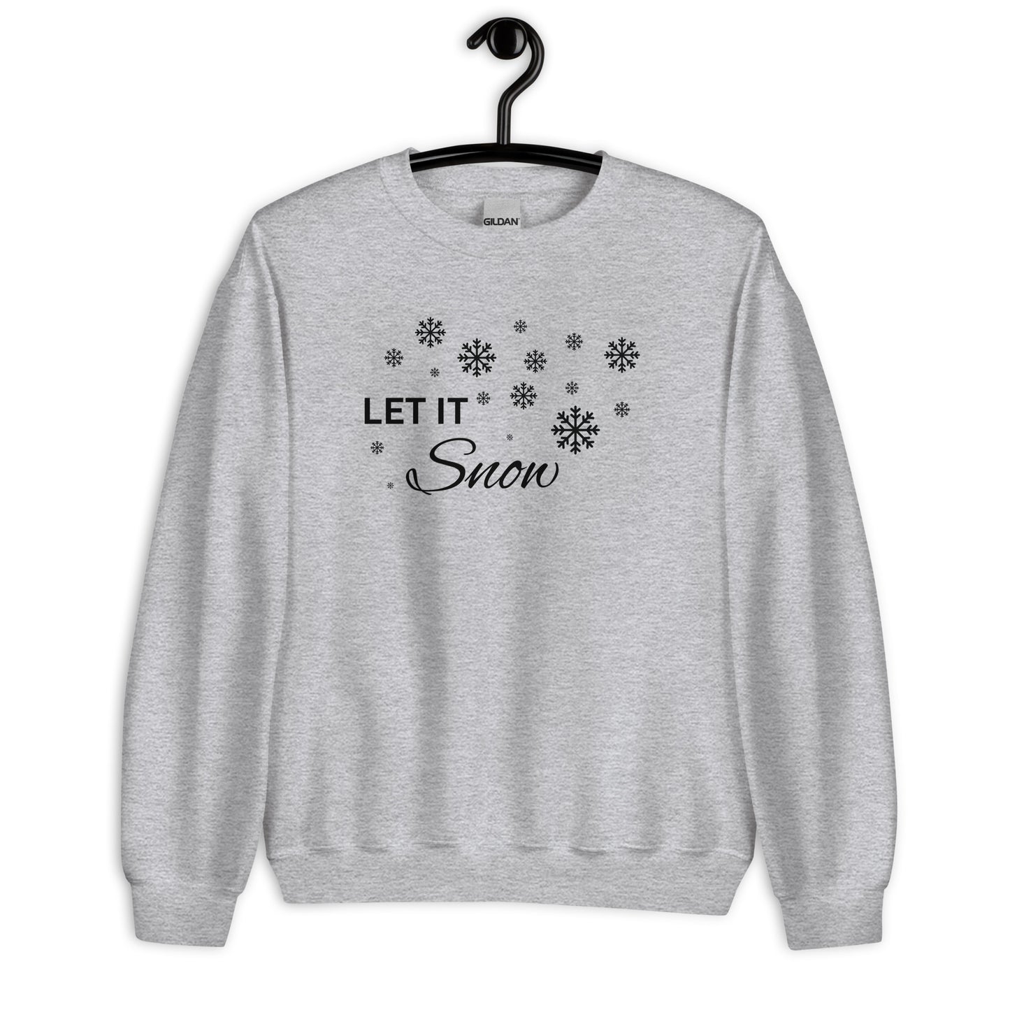 LET IT SNOW CREWNECK SWEATSHIRT