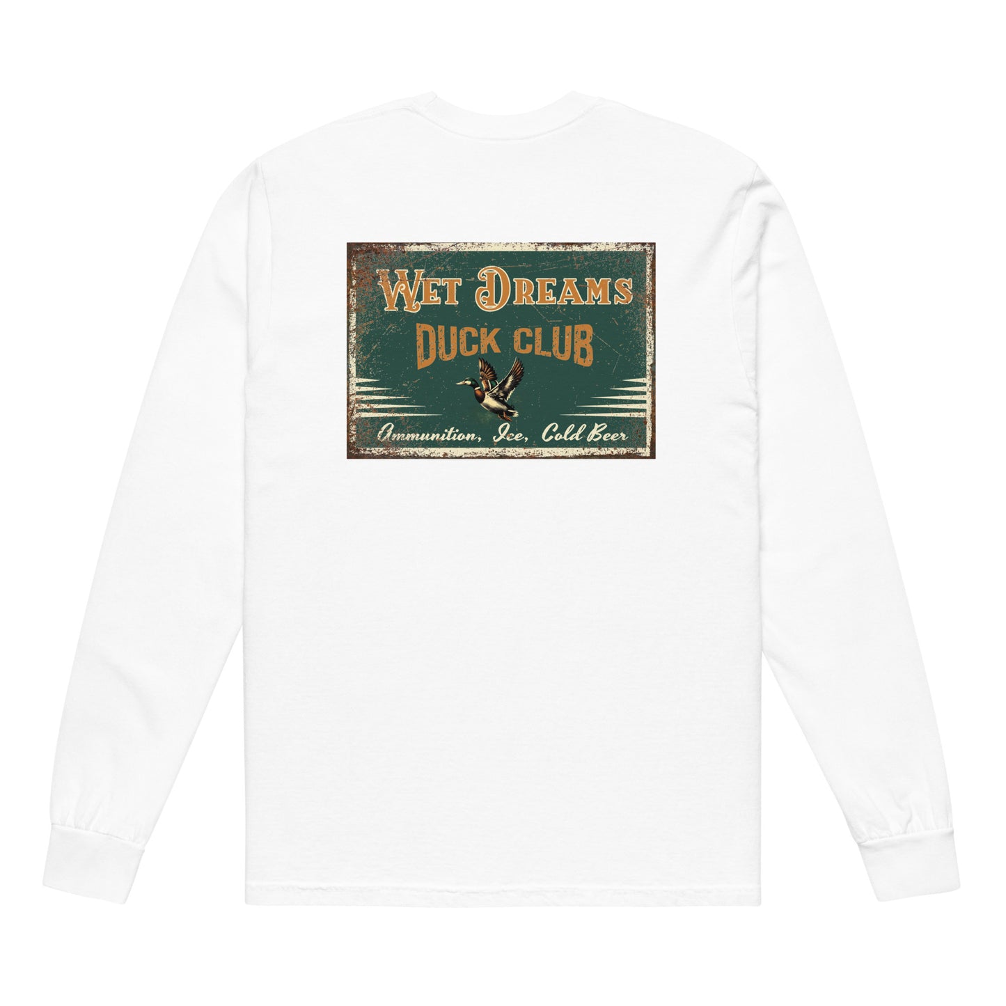 WET DREAMS DUCK CLUB LONG SLEEVE T-SHIRT