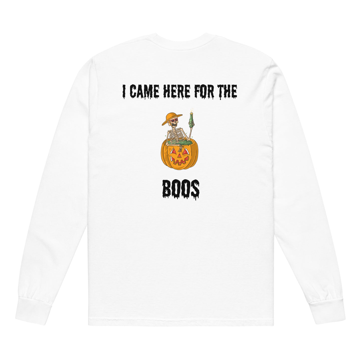 I CAME HERE FOR THE BOOS LONG SLEEVE T-SHIRT