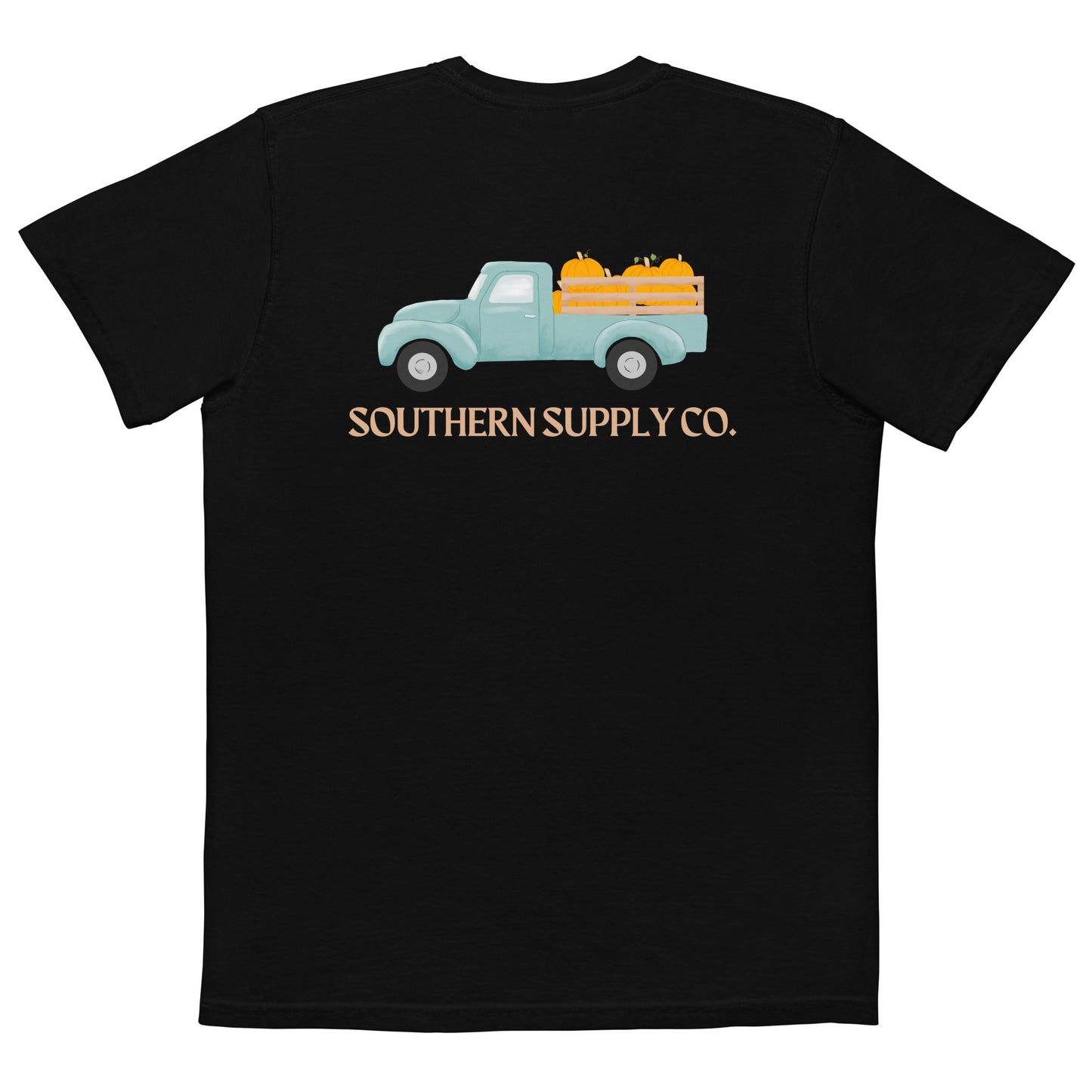 TRUCK-A-PUMPKINS POCKET T-SHIRT