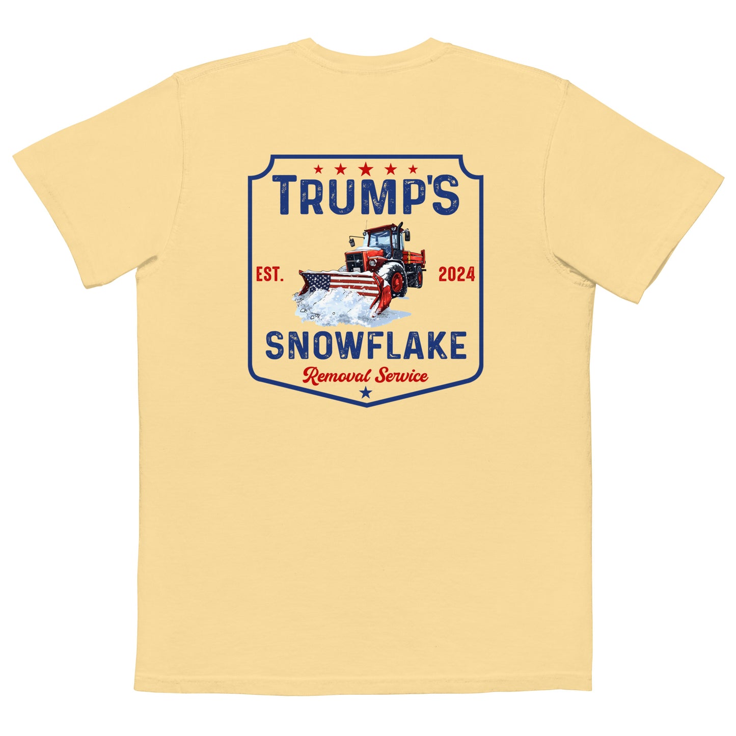 TRUMPS SNOWFLAKE REMOVAL POCKET T-SHIRT