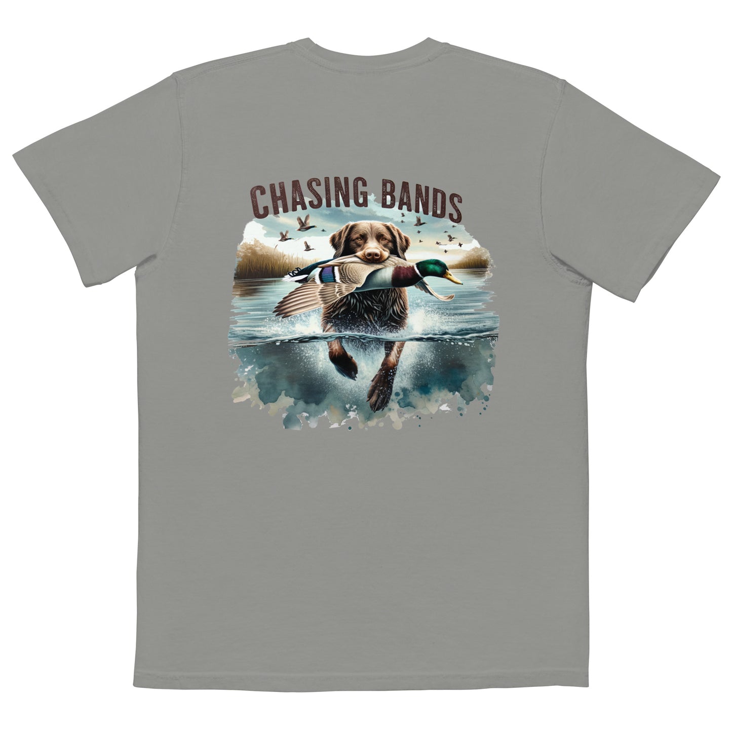 CHASING BANDS POCKET T-SHIRT