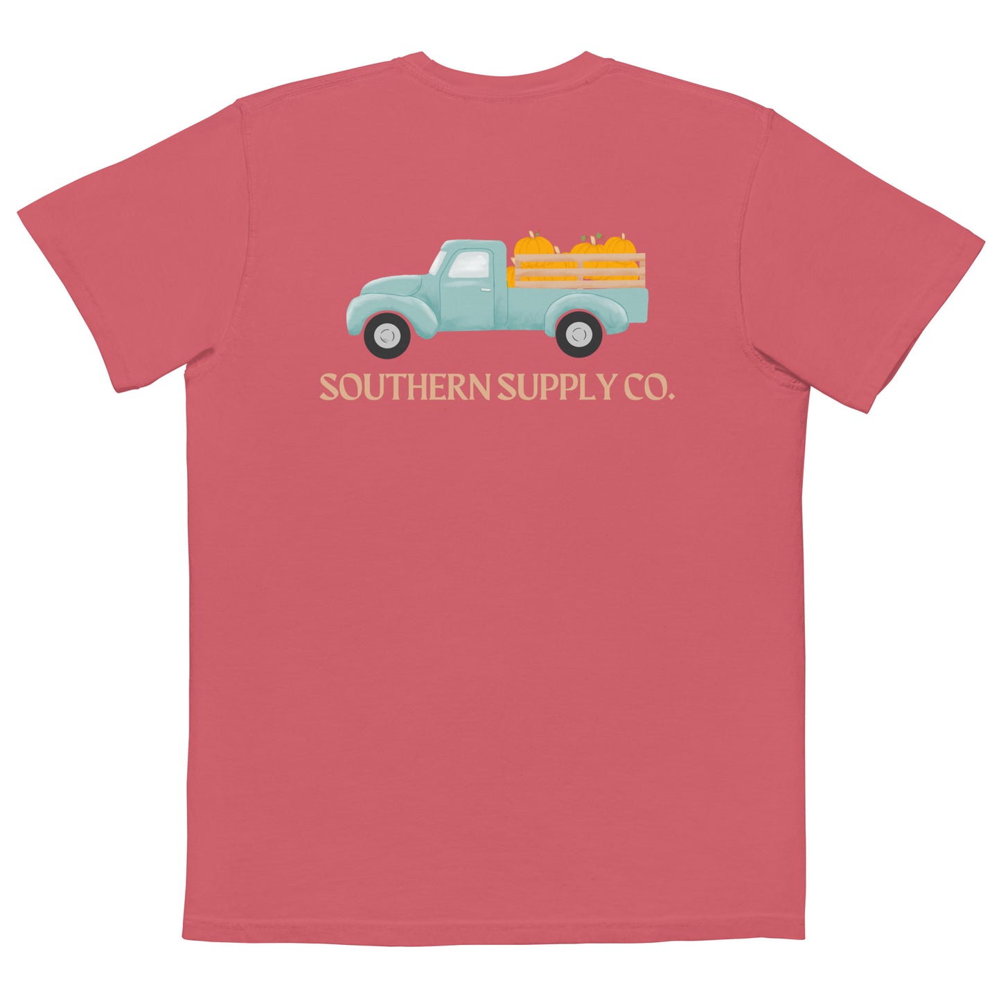 TRUCK-A-PUMPKINS POCKET T-SHIRT