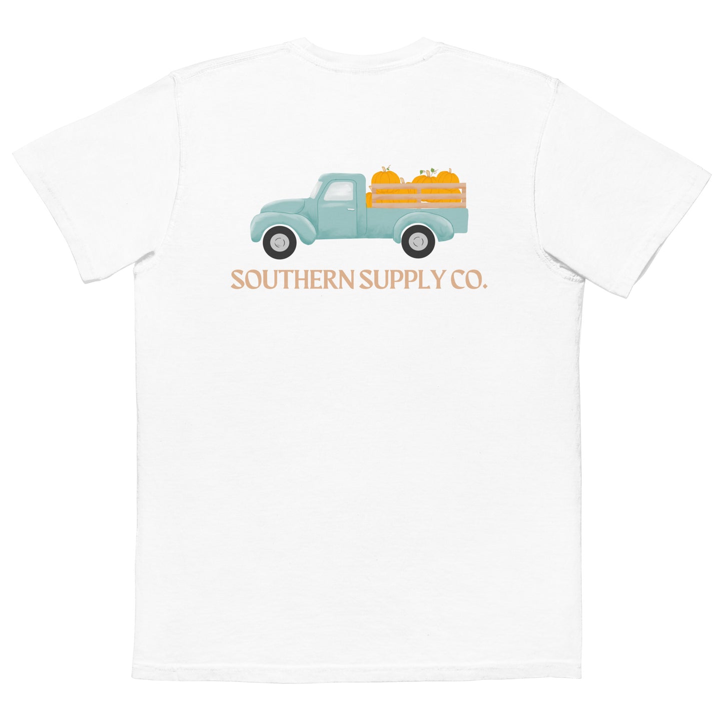 TRUCK-A-PUMPKINS POCKET T-SHIRT