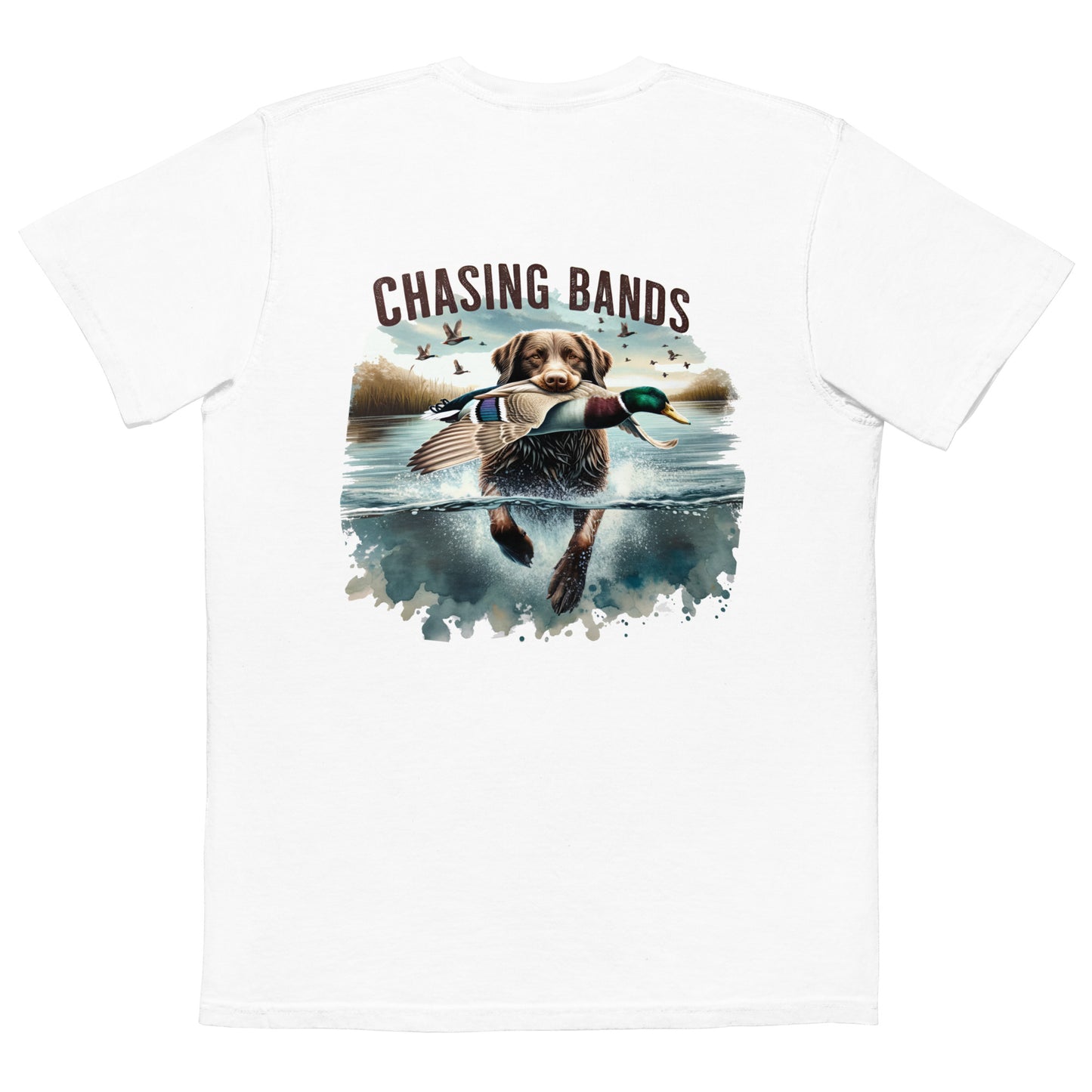 CHASING BANDS POCKET T-SHIRT