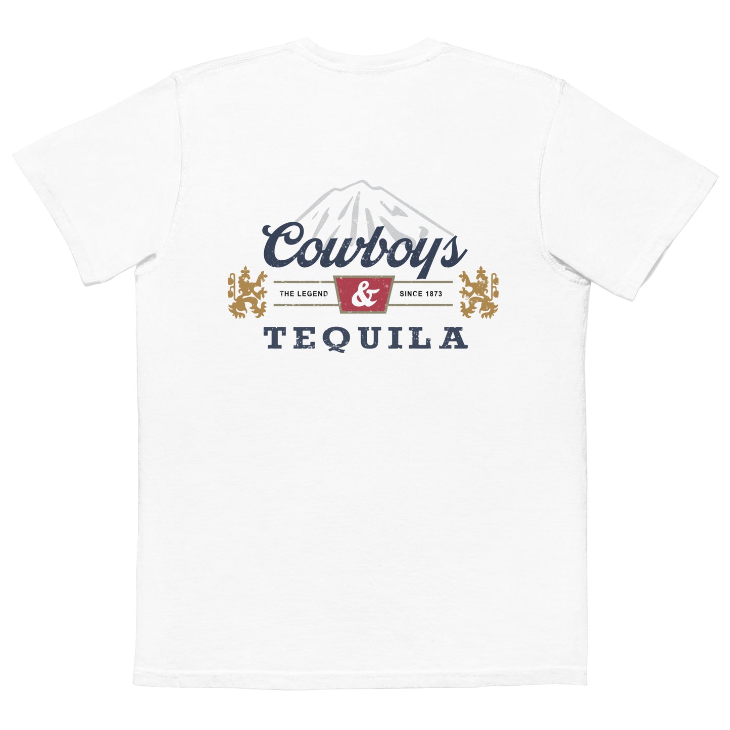 COWBOYS AND TEQUILA POCKET T-SHIRT