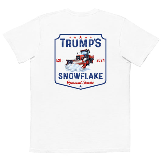 TRUMPS SNOWFLAKE REMOVAL POCKET T-SHIRT